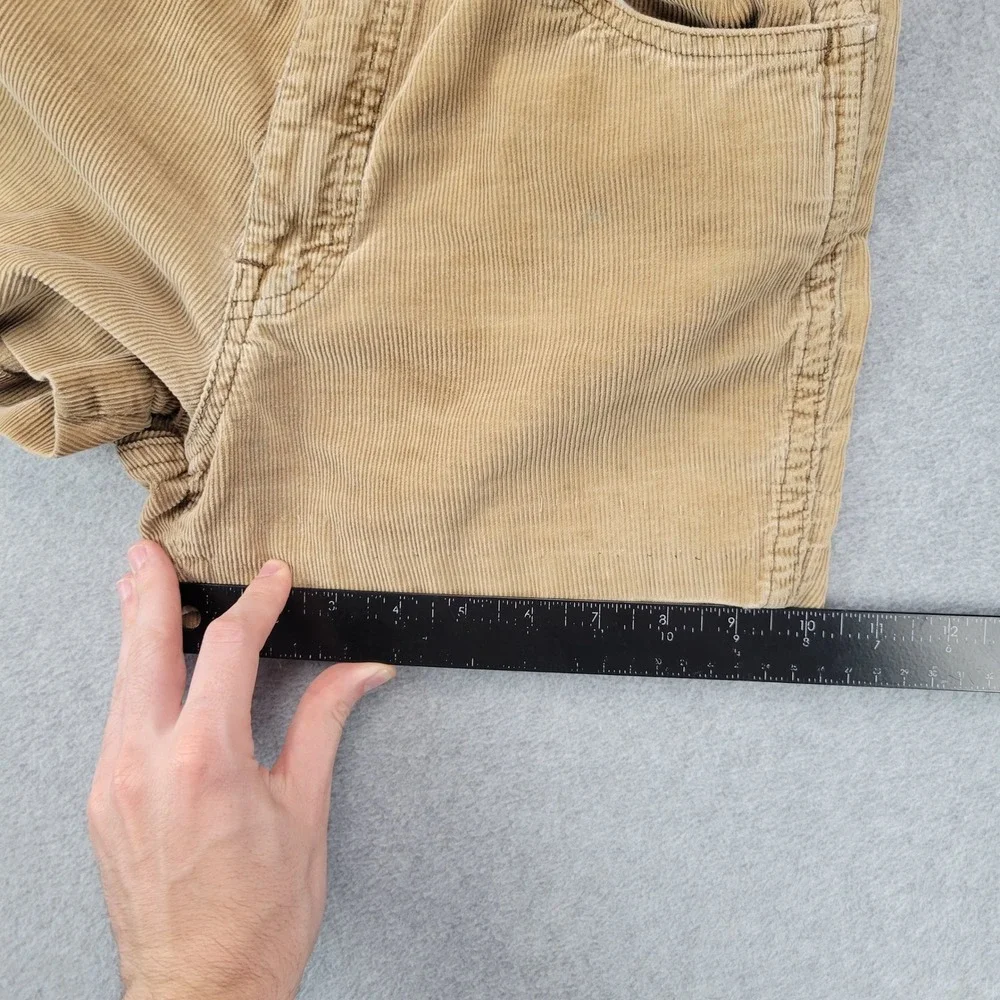 Levi's for Gals Corduroy Shorts Women 25 Tan 70s Big E Vintage Hemmed - Picture 8 of 12